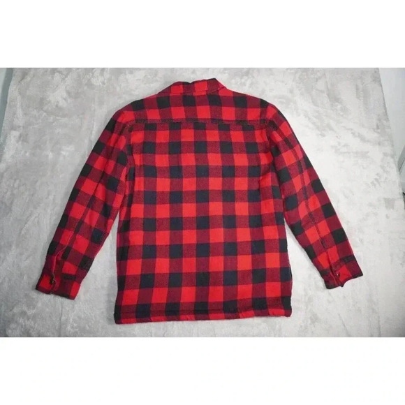 Tommy Bahama Kids Sherpa Lined Flannel Jacket Youth XXL (16) Buffalo Plaid - Picture 6 of 12